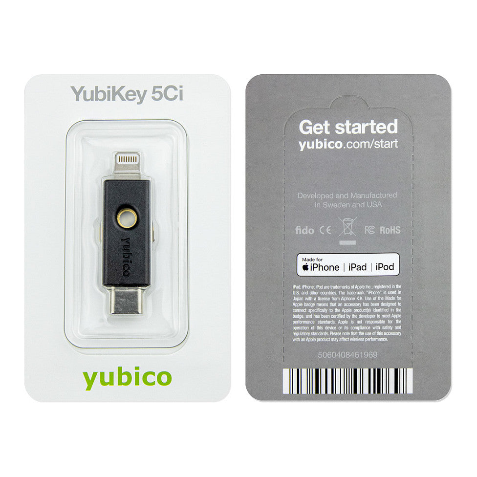 YubiKey 5Ci USB-C/lightning