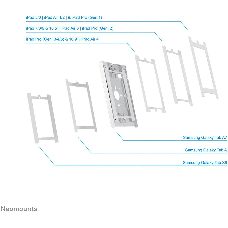 Neomounts WL15-650WH1 Tablet-Wandhalterung für 9.7-11'' Tablets White