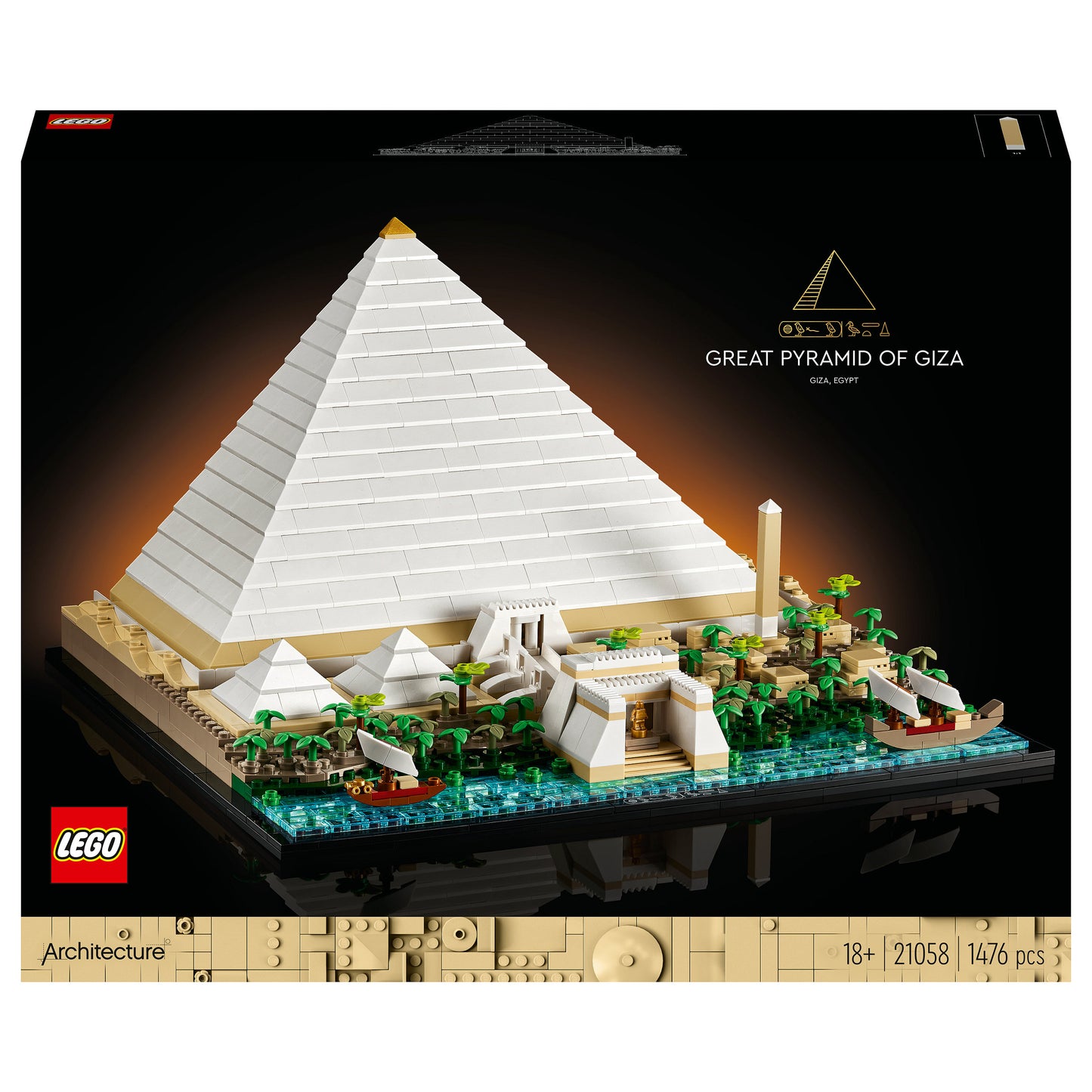 LEGO ARCHITECTURE Cheops-Pyramide 21058