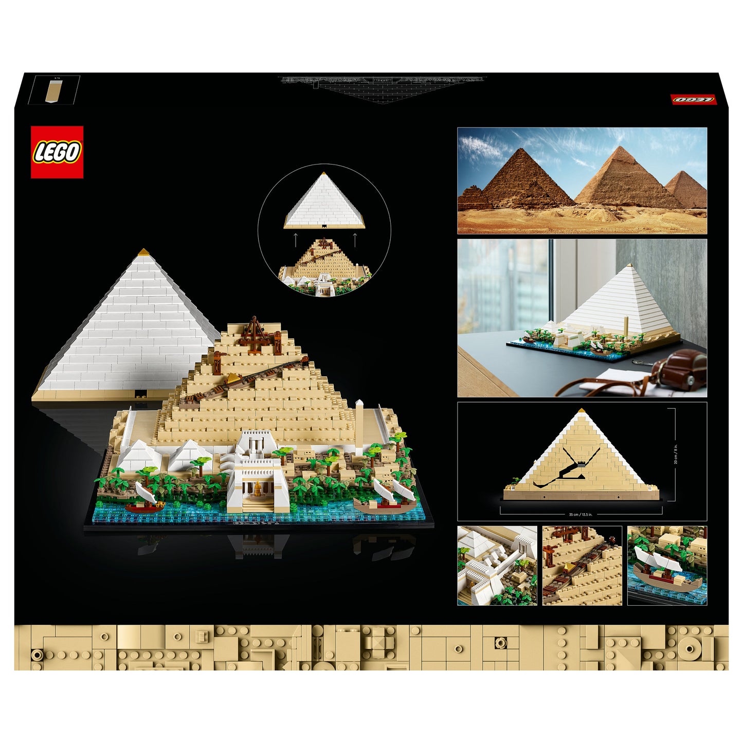 LEGO ARCHITECTURE Cheops-Pyramide 21058