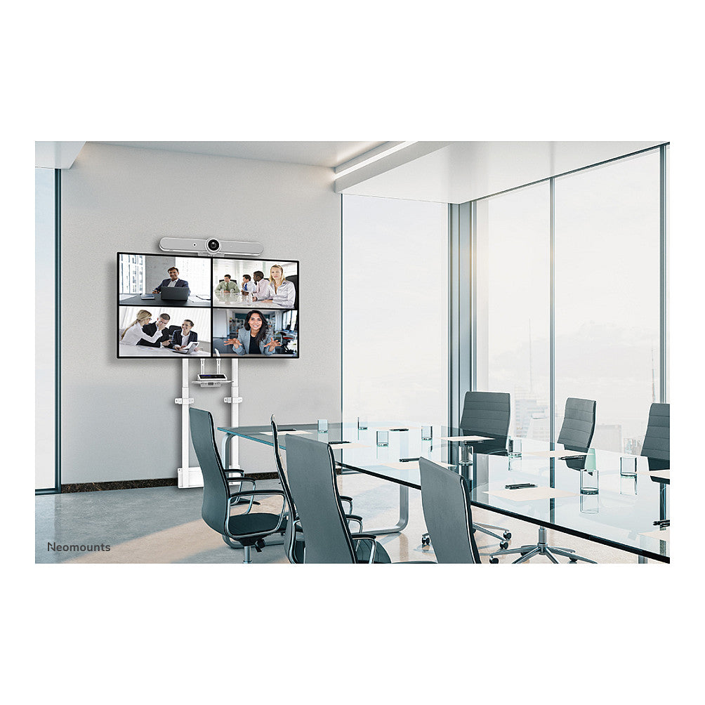 Neomounts Motorisierte Wandhalterung für Flachbild-Fernseher bis 100'' (254 cm) 110Kg WL55-875WH1 White