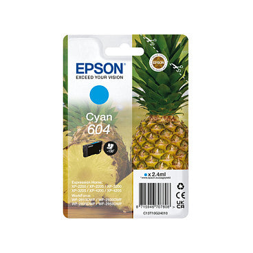 Epson Tinte 604 C13T10G24010 Cyan bis zu 130 Seiten