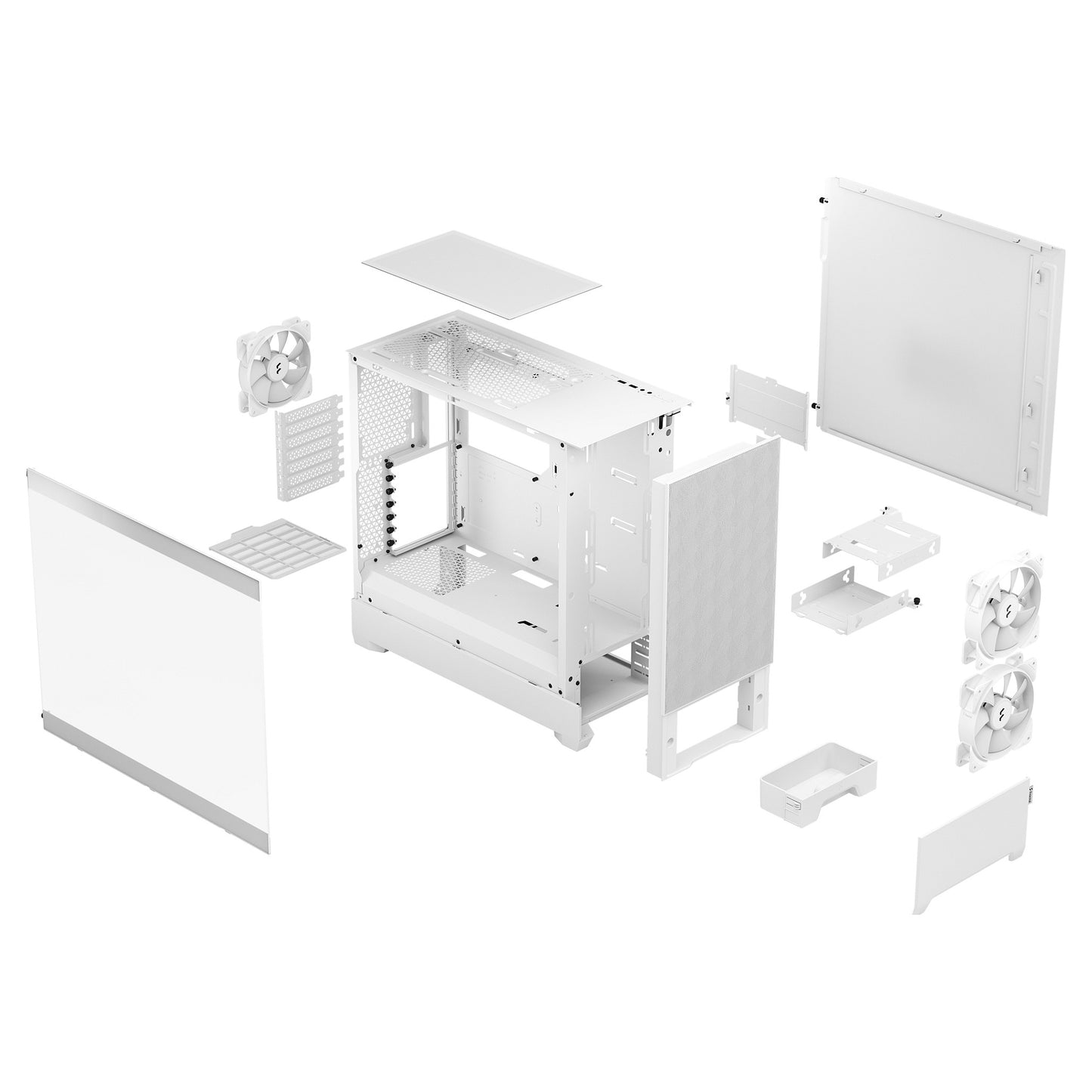 Midi Fractal Design Pop Air RGB White Window