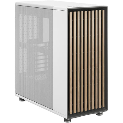 Midi Fractal Design North Chalk White Window Mesh