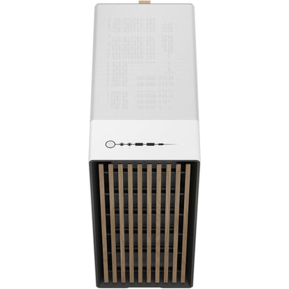 Midi Fractal Design North Chalk White Window Mesh