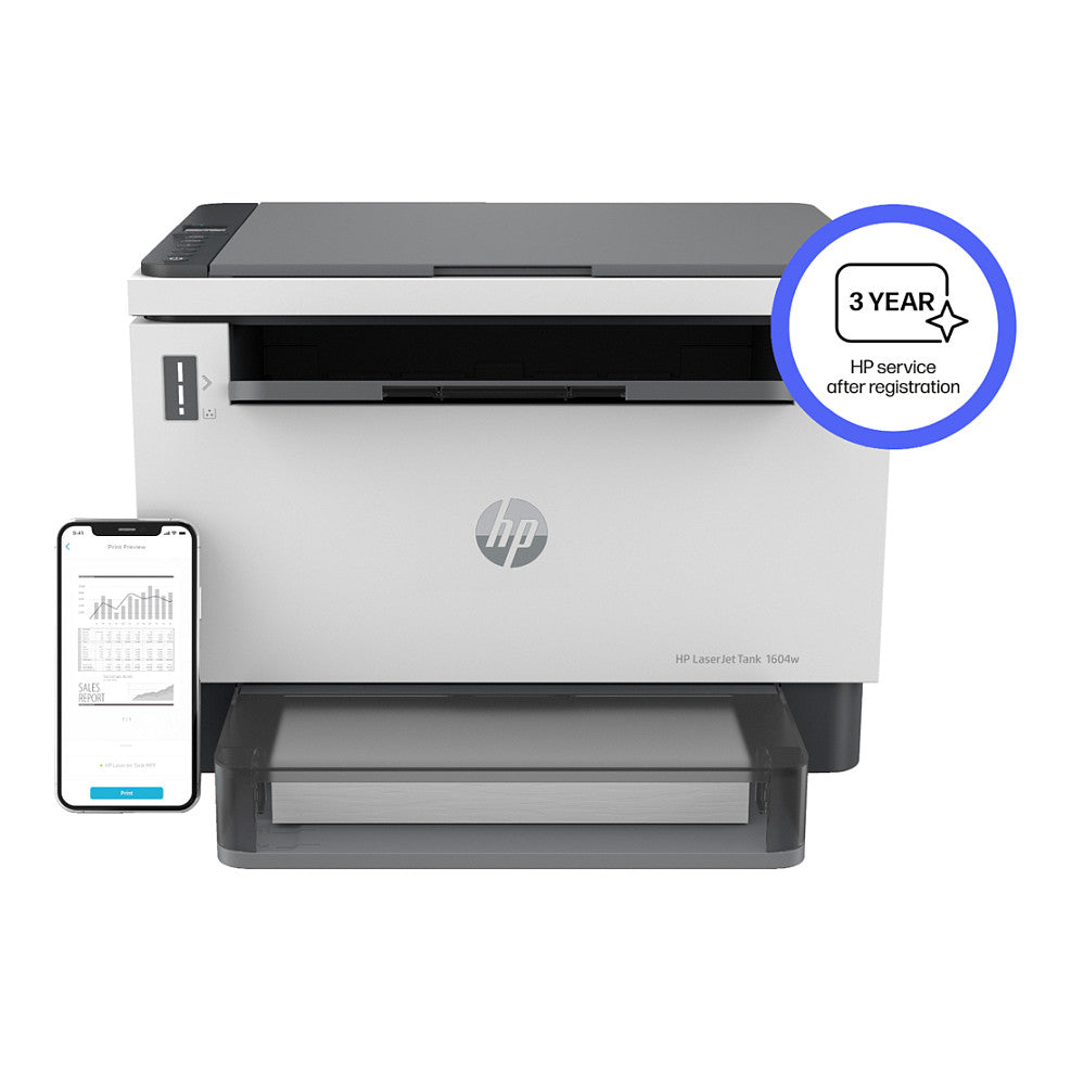 HP LaserJet Tank MFP 1604w S/W-Laserdrucker 3in1 A4 Wifi Bluetooth-LE
