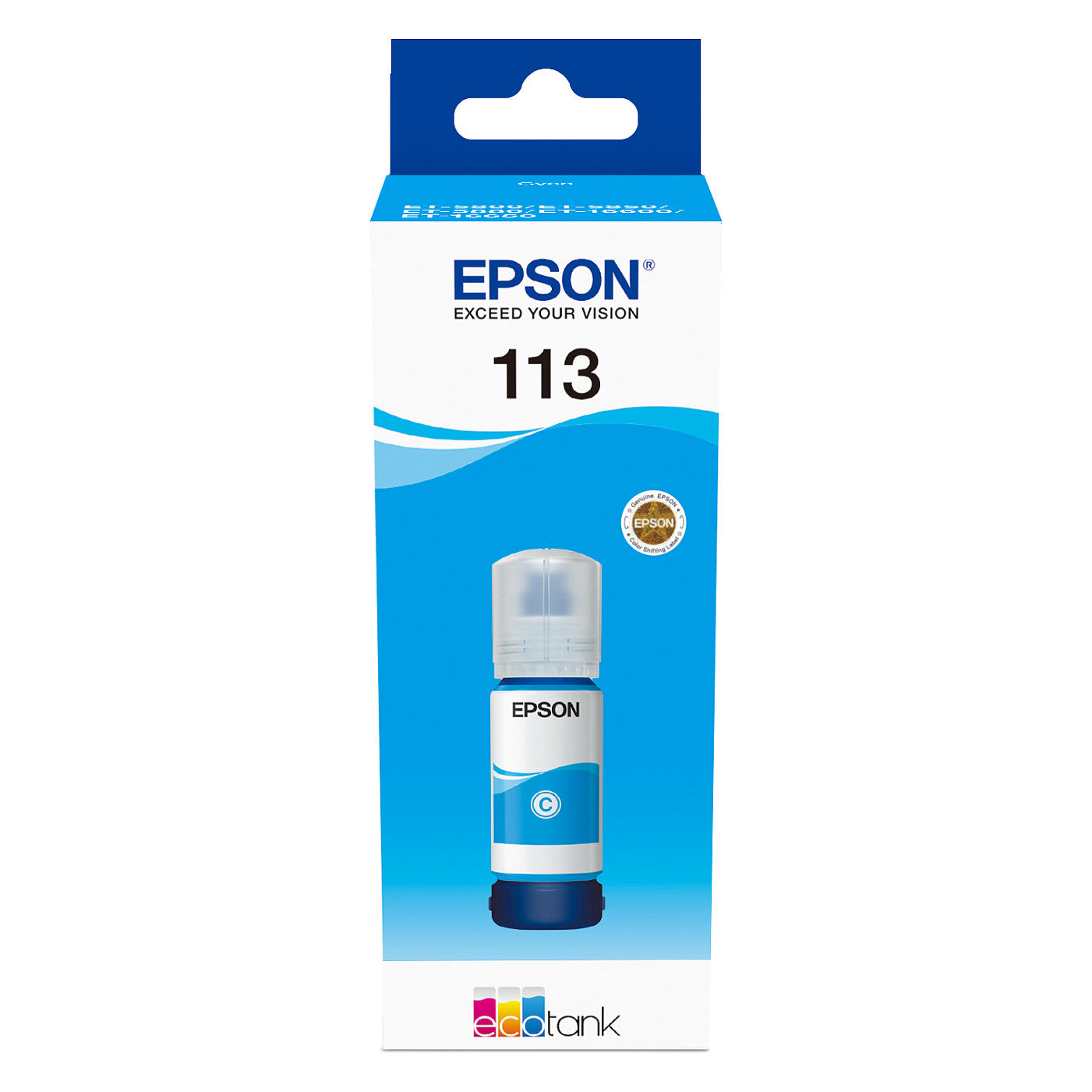 Epson Tinte 113 C13T06B240 Pigment Cyan bis zu 6.000 Seiten