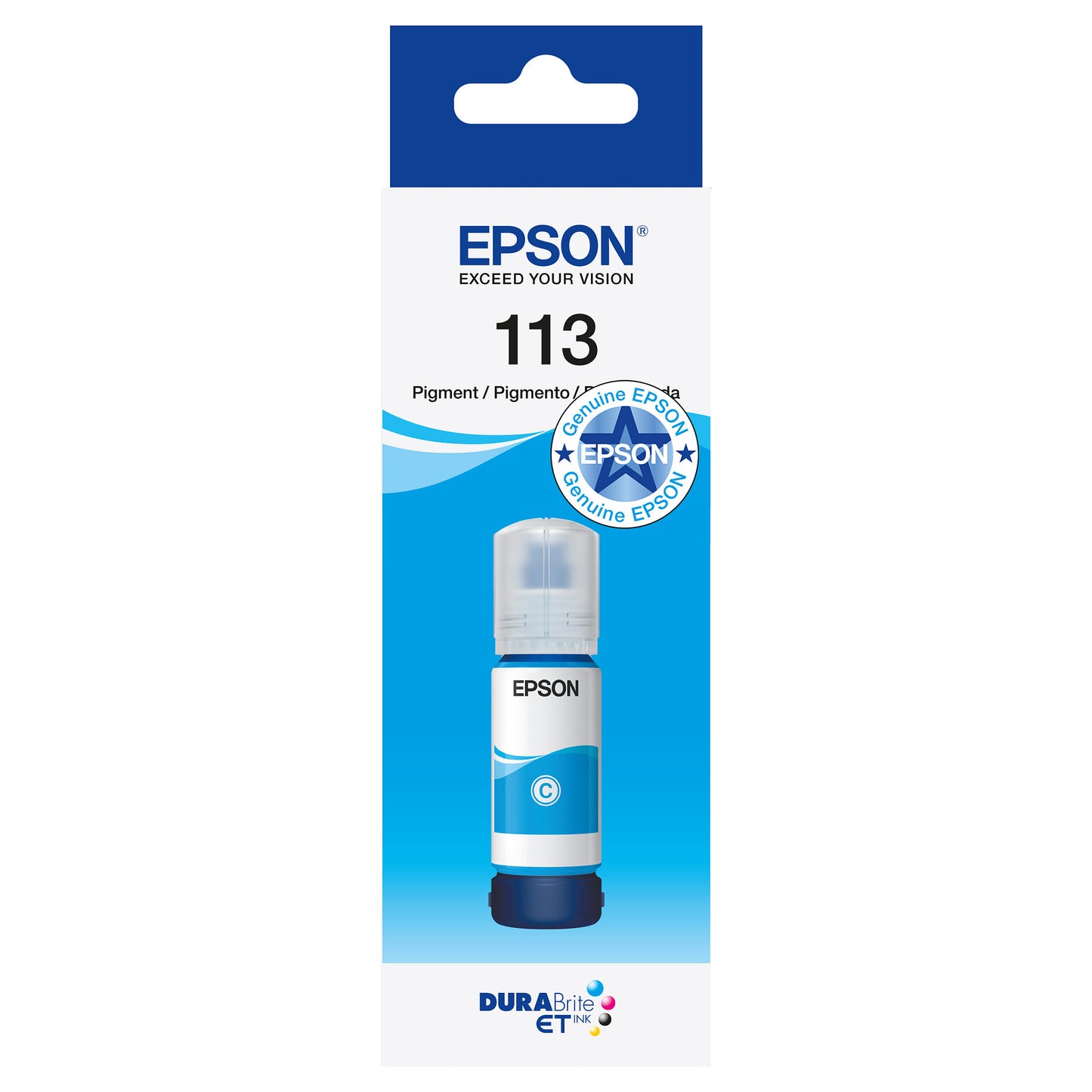Epson Tinte 113 C13T06B240 Pigment Cyan bis zu 6.000 Seiten