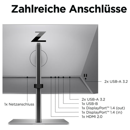 60,5cm/23,8'' (2560x1440) HP Z24q G3 16:9 5ms IPS HDMI DisplayPort VESA Pivot QHD Silver
