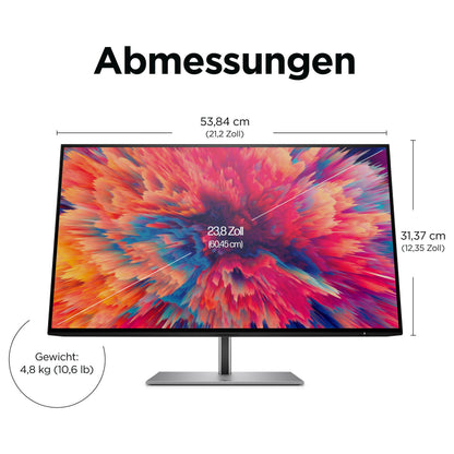 60,5cm/23,8'' (2560x1440) HP Z24q G3 16:9 5ms IPS HDMI DisplayPort VESA Pivot QHD Silver
