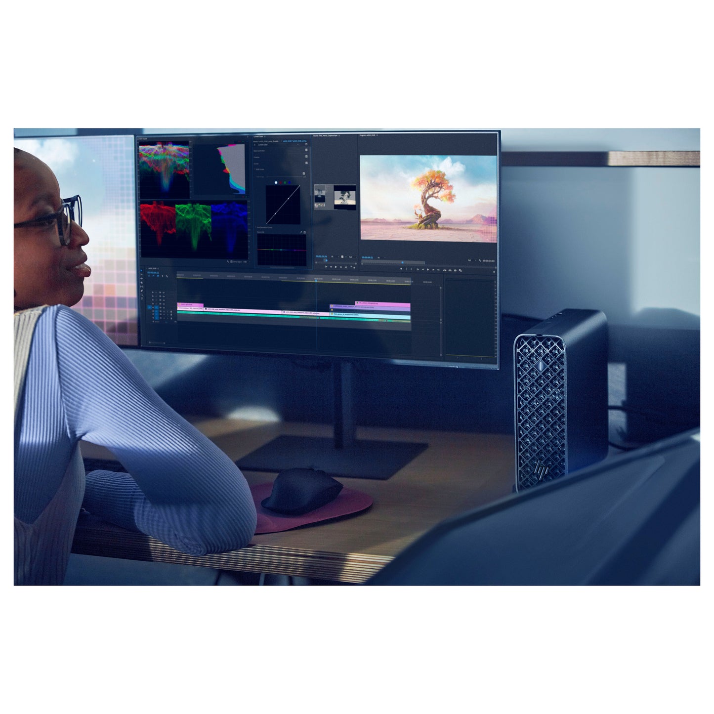 60,5cm/23,8'' (2560x1440) HP Z24q G3 16:9 5ms IPS HDMI DisplayPort VESA Pivot QHD Silver