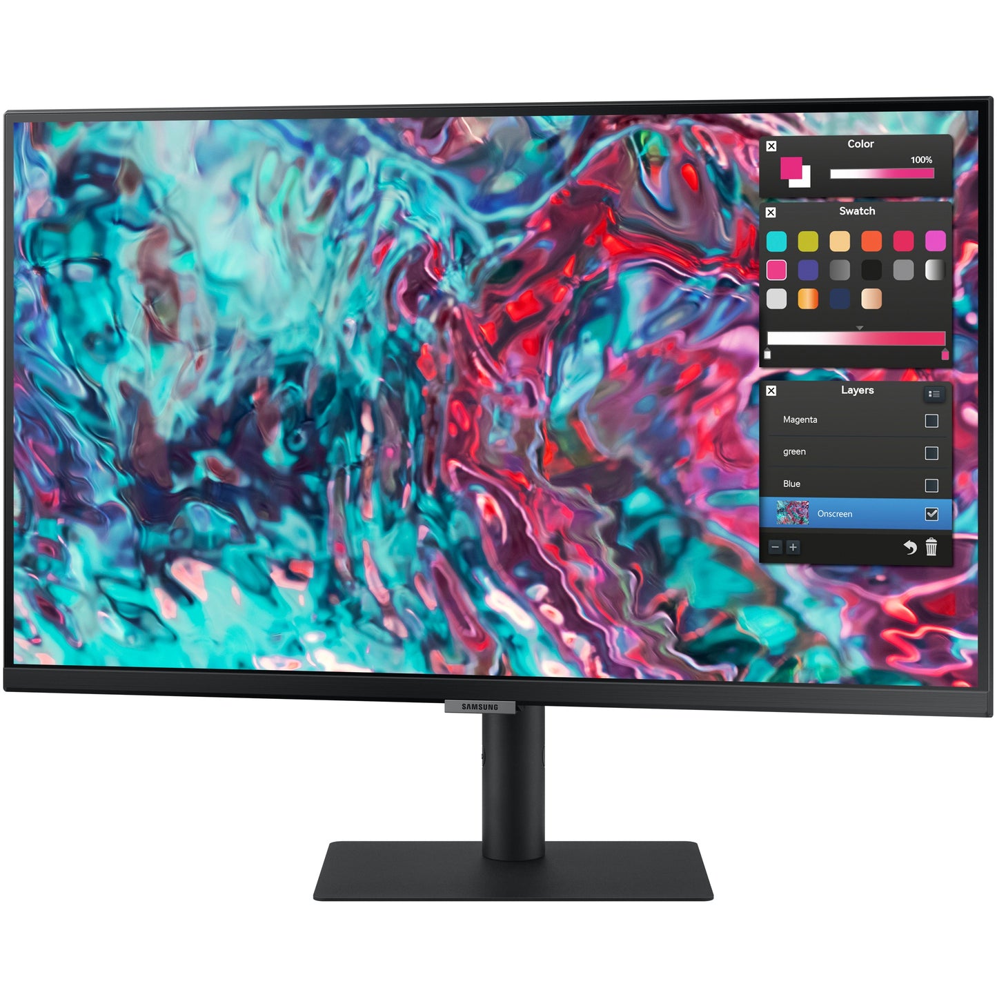 68,6cm/27'' (3840x2160) Samsung ViewFinity S8 S27B800TGU 16:9 5ms IPS HDMI 2xThunderbolt4 VESA Pivot 4K Black