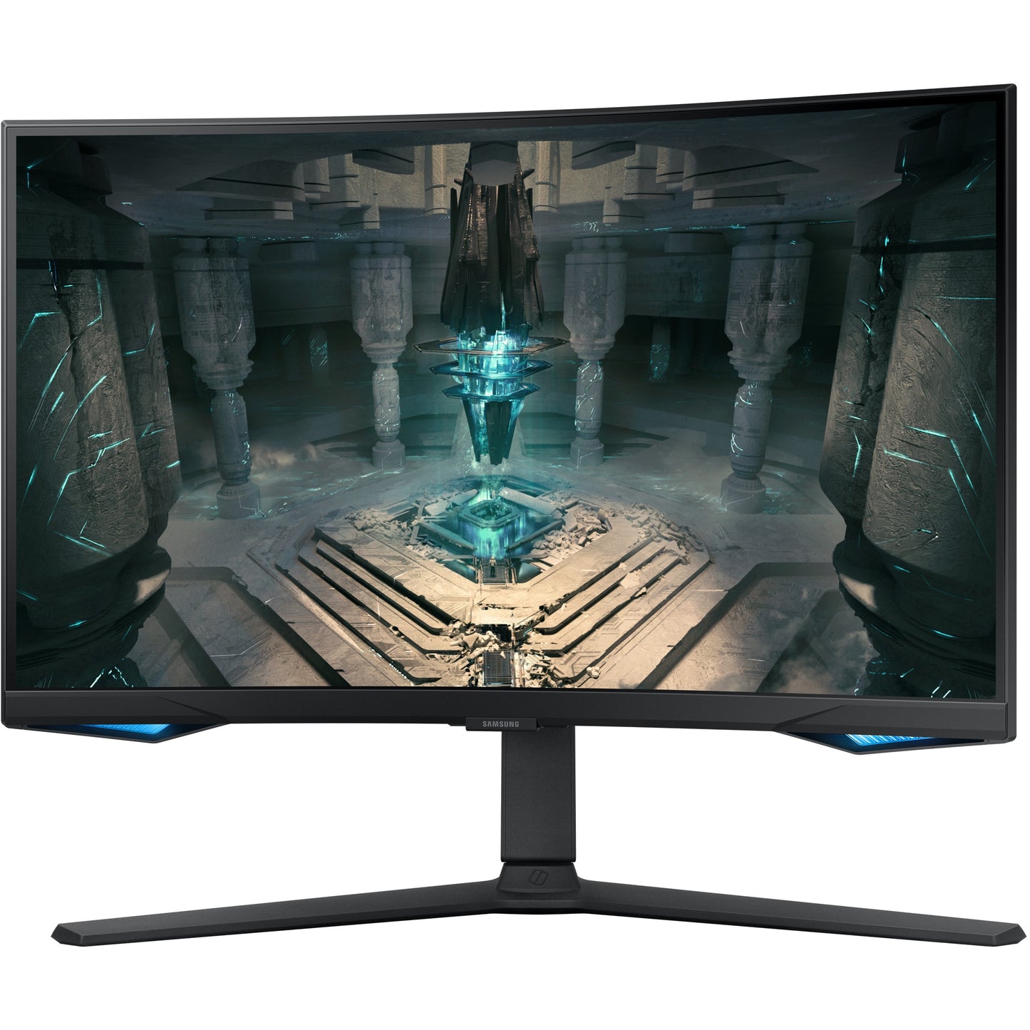 68,6cm/27'' (2560x1440) Samsung Odyssey G6 S27BG650EU 16:9 1ms 2xHDMI DisplayPort VESA Pivot Speaker QHD 240Hz Curved Gaming Black