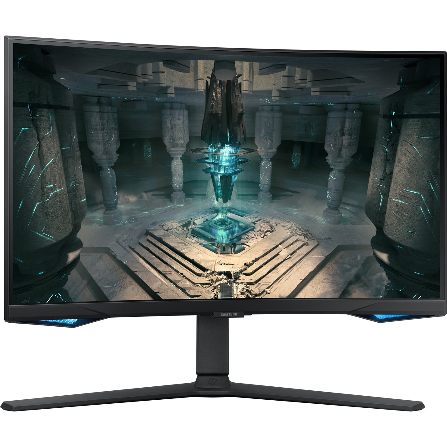 68,6cm/27'' (2560x1440) Samsung Odyssey G6 S27BG650EU 16:9 1ms 2xHDMI DisplayPort VESA Pivot Speaker QHD 240Hz Curved Gaming Black