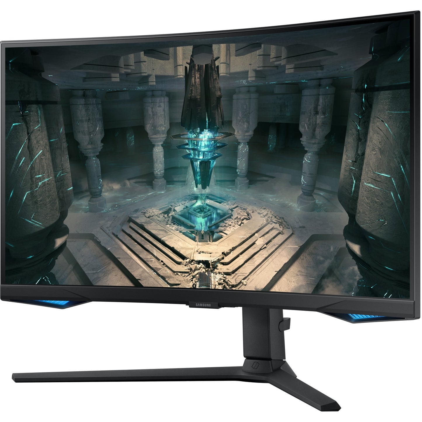 68,6cm/27'' (2560x1440) Samsung Odyssey G6 S27BG650EU 16:9 1ms 2xHDMI DisplayPort VESA Pivot Speaker QHD 240Hz Curved Gaming Black