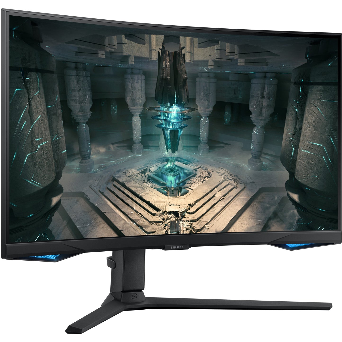 68,6cm/27'' (2560x1440) Samsung Odyssey G6 S27BG650EU 16:9 1ms 2xHDMI DisplayPort VESA Pivot Speaker QHD 240Hz Curved Gaming Black