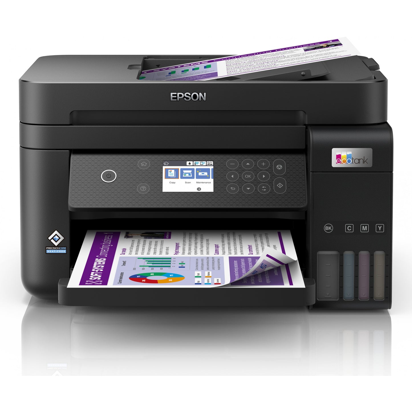 T Epson EcoTank ET-3850 Tintenstrahldrucker 3in1/A4/WiFi/WLAN/ADF/Duplex