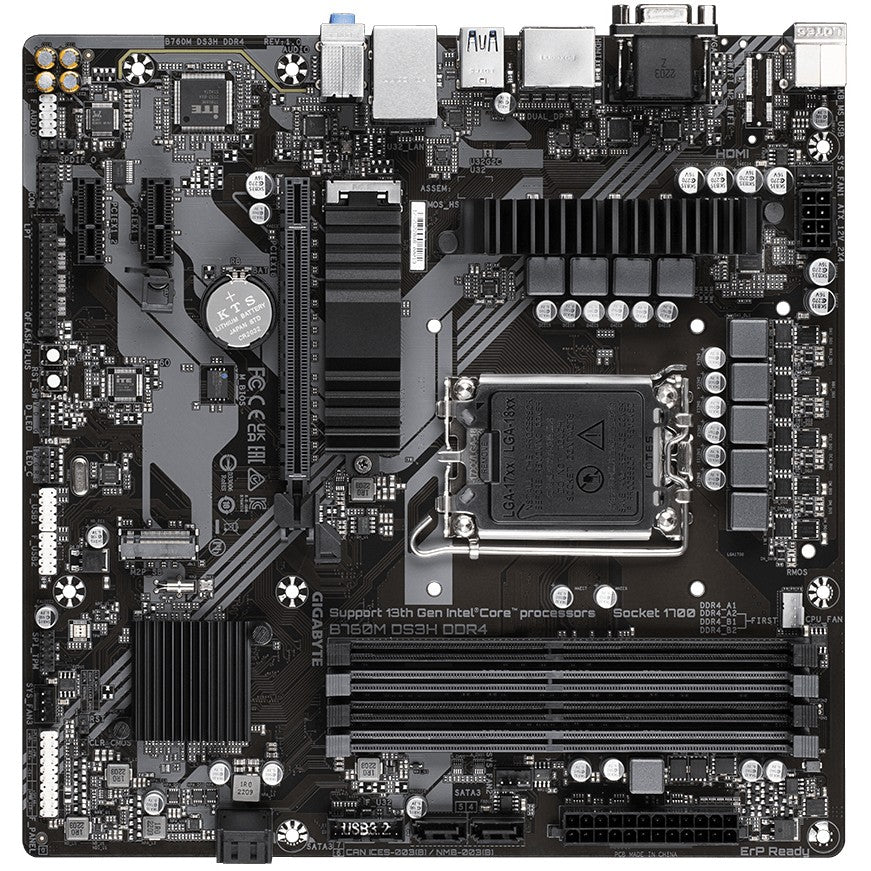 1700 Gigabyte B760M DS3H DDR4