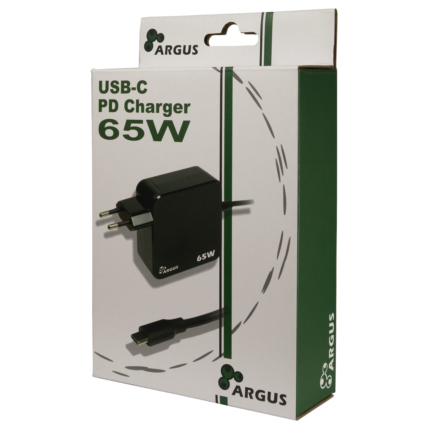 Charger USB-C 65W Black INTER-TECH PD-2065