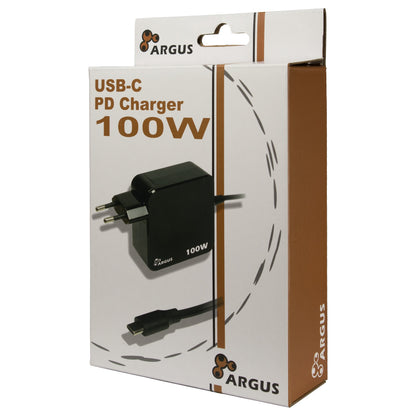 Charger USB-C 100W Black INTER-TECH PD-2100