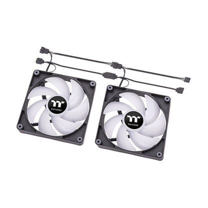 140mm Thermaltake CT140 ARGB Sync PC Cooling Fan 500-1500rpm - 2Pack
