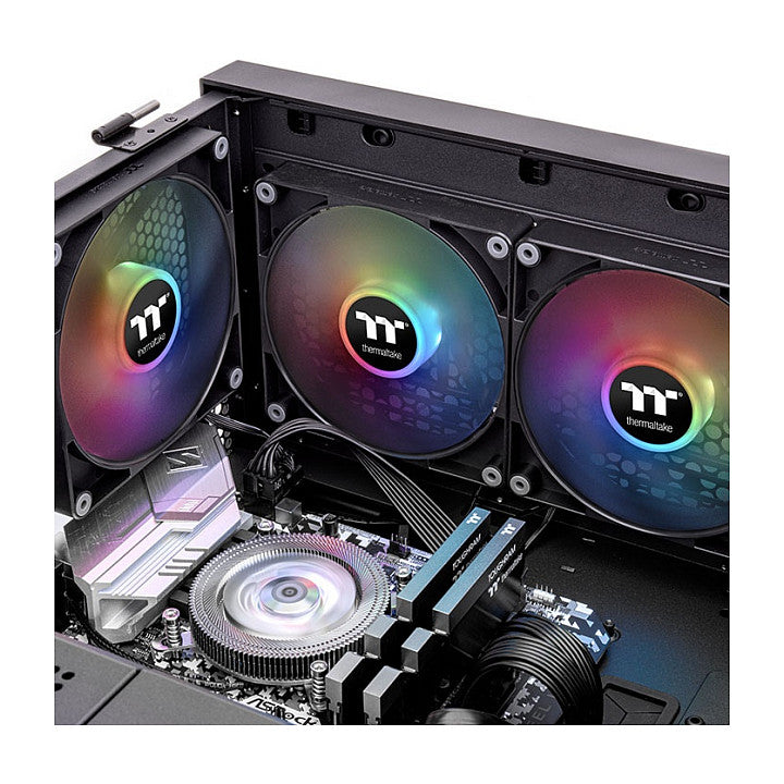140mm Thermaltake CT140 ARGB Sync PC Cooling Fan 500-1500rpm - 2Pack