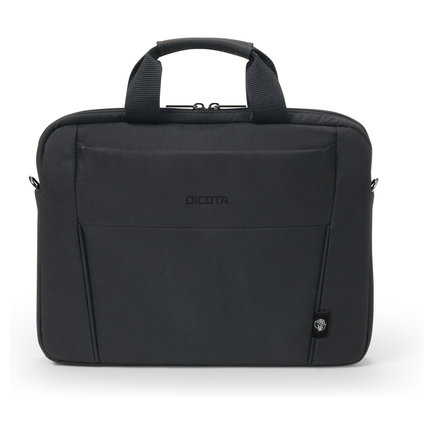 Dicota Laptop Tasche Slim Eco BASE bis 35,8 cm 14.1" Schwarz inkl. Schultergurt