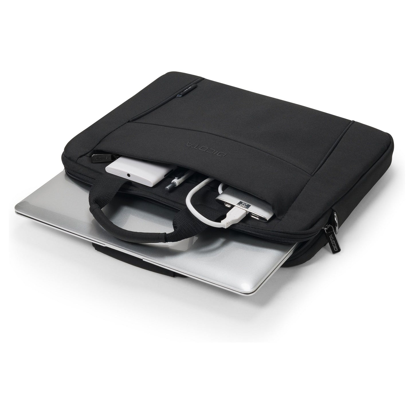 Dicota Laptop Tasche Slim Eco BASE bis 35,8 cm 14.1" Schwarz inkl. Schultergurt