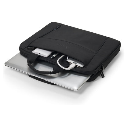 Dicota Laptop Tasche Slim Eco BASE bis 35,8 cm 14.1" Schwarz inkl. Schultergurt