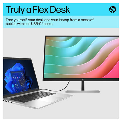 68,6cm/27" (3840x2160) HP E27k G5 16:9 4K UHD IPS 5ms 60Hz HDMI DisplayPort USB-C Speaker Black/Silver
