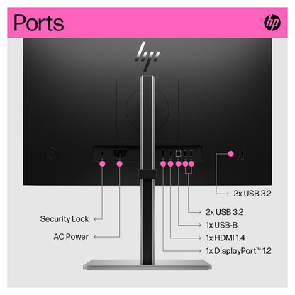 60,5cm/23,8'' (1920x1080) HP E24t G5 IPS HDMI DP Pivot Full HD