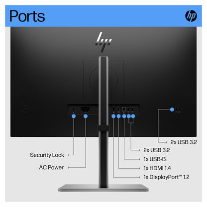 68,6 cm/27" (1920×1080) HP E27 G5 16:9 IPS 5 ms 75 Hz HDMI DisplayPort USB-Hub VESA Black