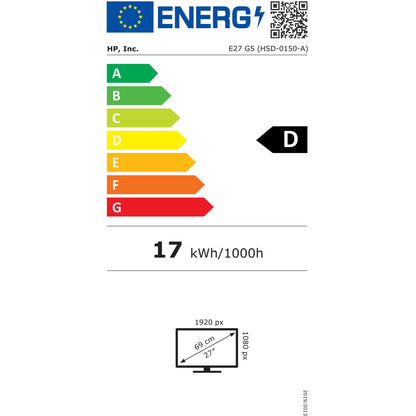 68,6cm/27'' (1920x1080) HP E27 G5 IPS HDMI DP Pivot Full HD