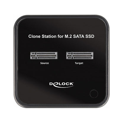 DeLOCK SSD-Dockingstation 1xUSB-C/2xM.2 Card Schächte Black