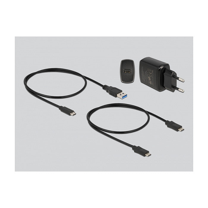 DeLOCK SSD-Dockingstation 1xUSB-C/2xM.2 Card Schächte Black