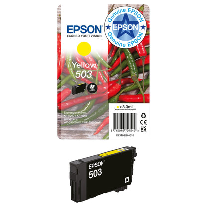Epson Tinte 503 C13T09Q64010 4er Multipack (BKMCY) bis zu 165 Seiten