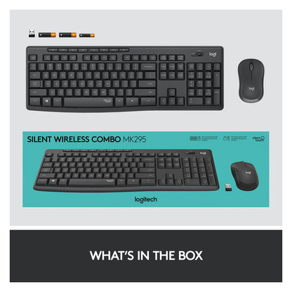 Logitech MK295 Silent Wireless Combo Graphite QWERTY US