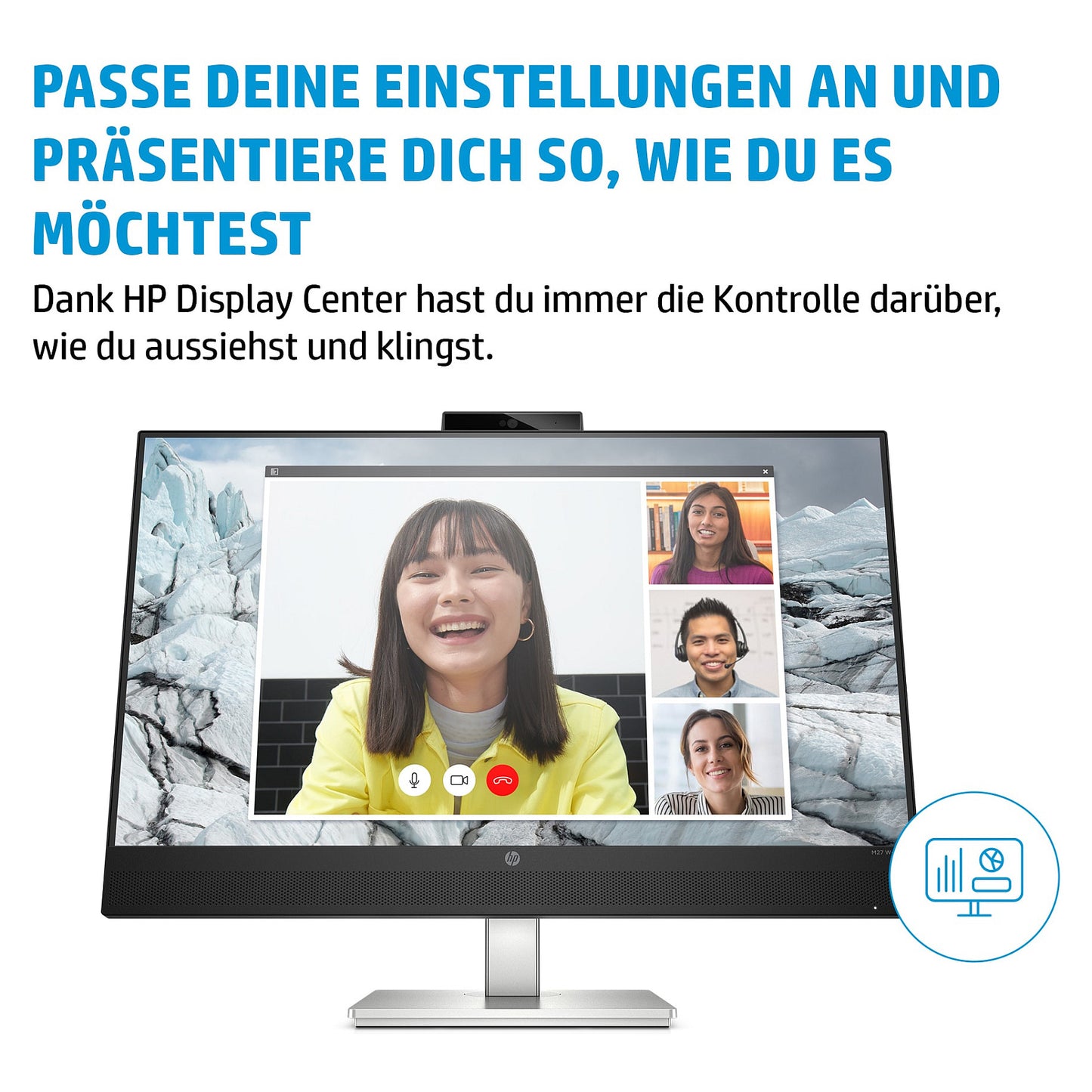 68,6cm/27'' (2560x1440) HP E27M G4 16:9 5ms USB HDMI DP Speaker QHD Black