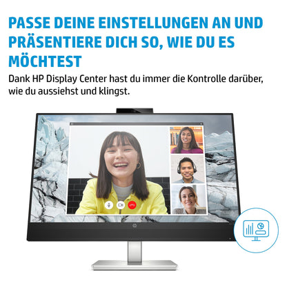 68,6cm/27'' (2560x1440) HP E27M G4 16:9 5ms USB HDMI DP Speaker QHD Black