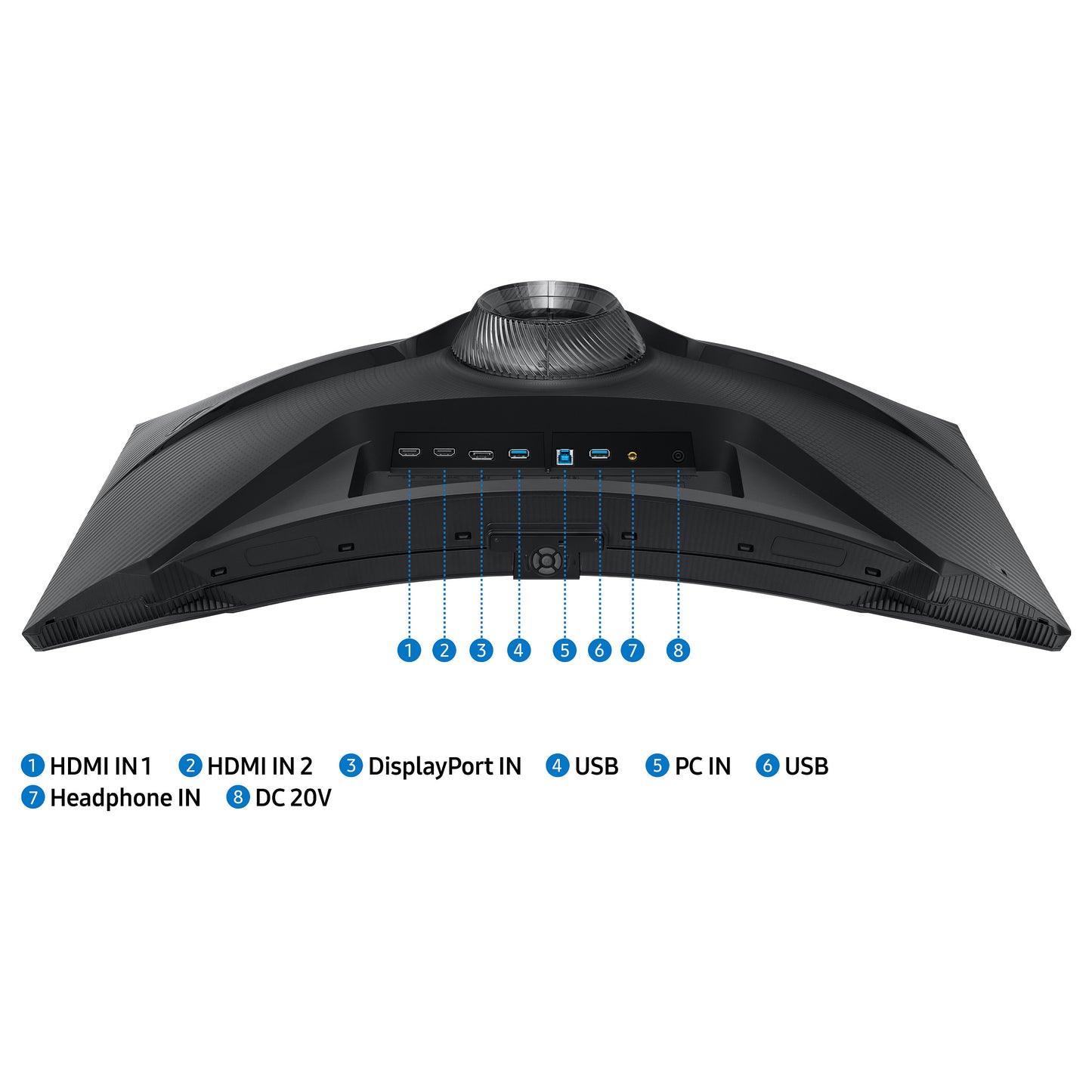 81cm/32" (3840x2160) Samsung Odyssey Neo G7 LS32BG750NPXEN 16:9 4K VA 1ms 165Hz HDMI DisplayPort USB VESA HDR FreeSync Black