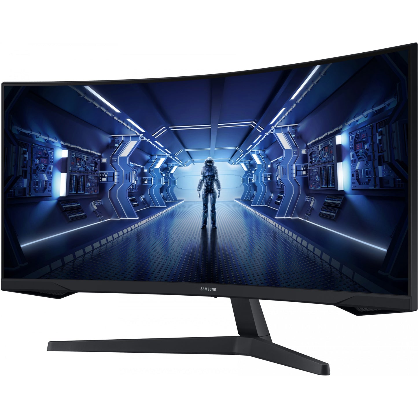 86cm/34'' (3440x1440) Samsung Odyssey C34G55TWWP Curved 21:9 1ms 144Hz HDMI DisplayPort VESA Ultra WQHD Black