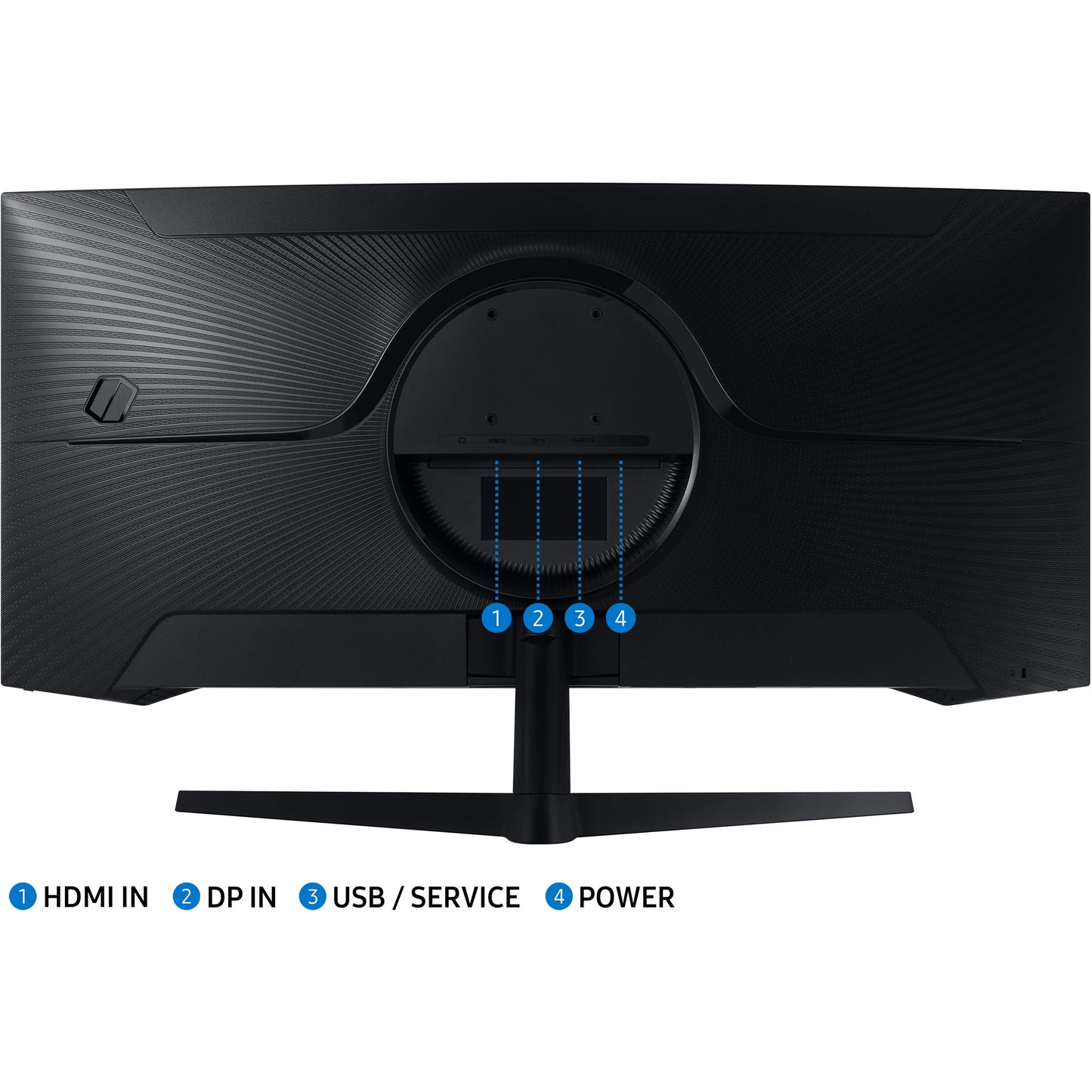 86cm/34'' (3440x1440) Samsung Odyssey C34G55TWWP Curved 21:9 1ms 144Hz HDMI DisplayPort VESA Ultra WQHD Black