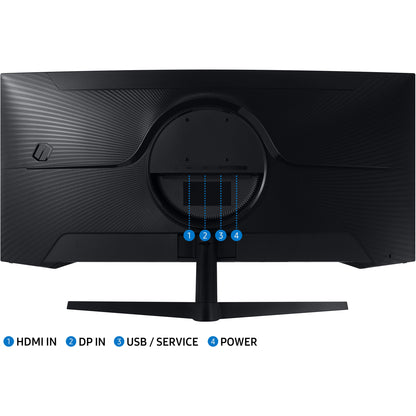 86cm/34'' (3440x1440) Samsung Odyssey C34G55TWWP Curved 21:9 1ms 144Hz HDMI DisplayPort VESA Ultra WQHD Black