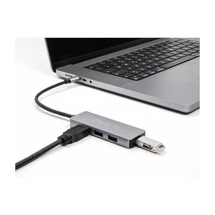 USB-C HUB 4Port DeLOCK 4xUSB3.2 Grey