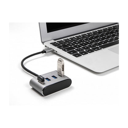 DELOCK 4 Port USB 3.2 Gen 1 Hub mit USB Typ-A Anschluss - USB Typ-A Buchsen oben