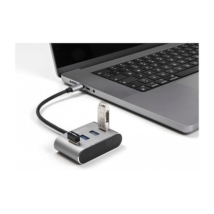DELOCK 4 Port USB 3.2 Gen 1 Hub mit USB Type-C Anschluss - USB Typ-A Buchsen oben