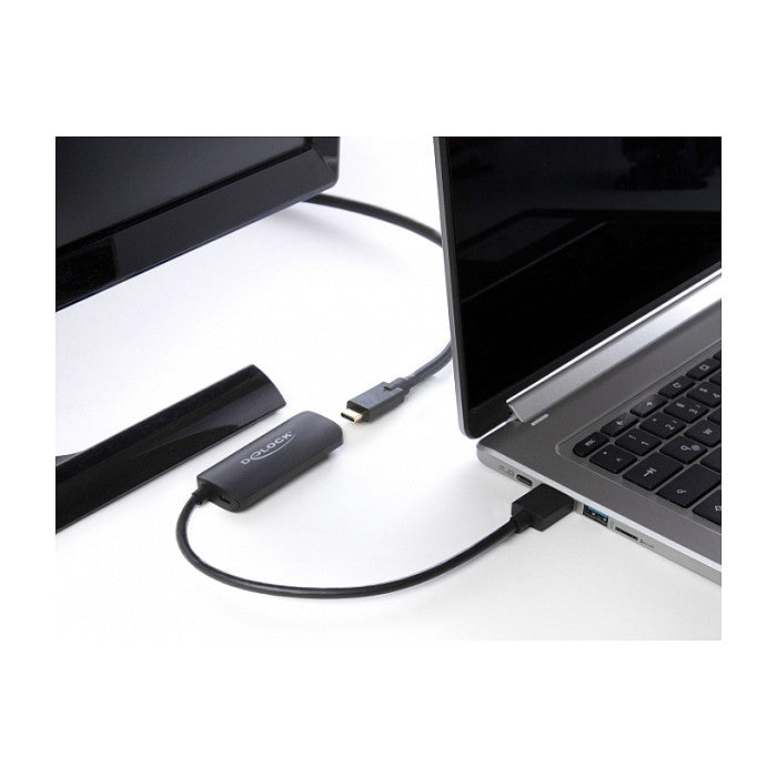 DELOCK Adapter HDMI-A Stecker zu USB Type-C Buchse DP Alt Mode 8K