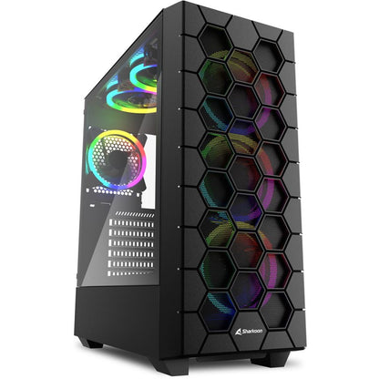 Midi Sharkoon HEX RGB Schwarz