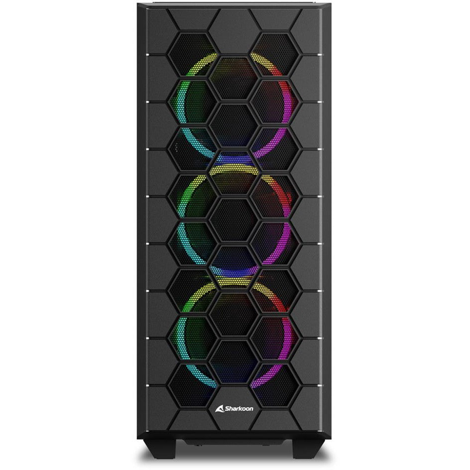 Midi Sharkoon HEX RGB Schwarz