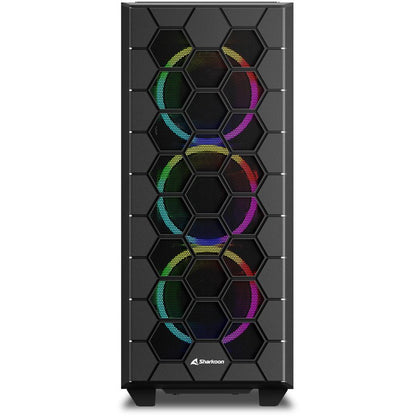 Midi Sharkoon HEX RGB Schwarz
